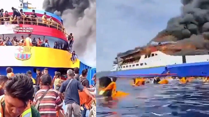 KM Barcelona Terbakar: Kronologi, Evakuasi, dan Dampak Insiden di Perairan Talise Sulut